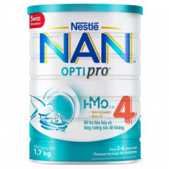 Sữa NAN Optipro 4 1,7kg (trẻ từ 2-6 tuổi)